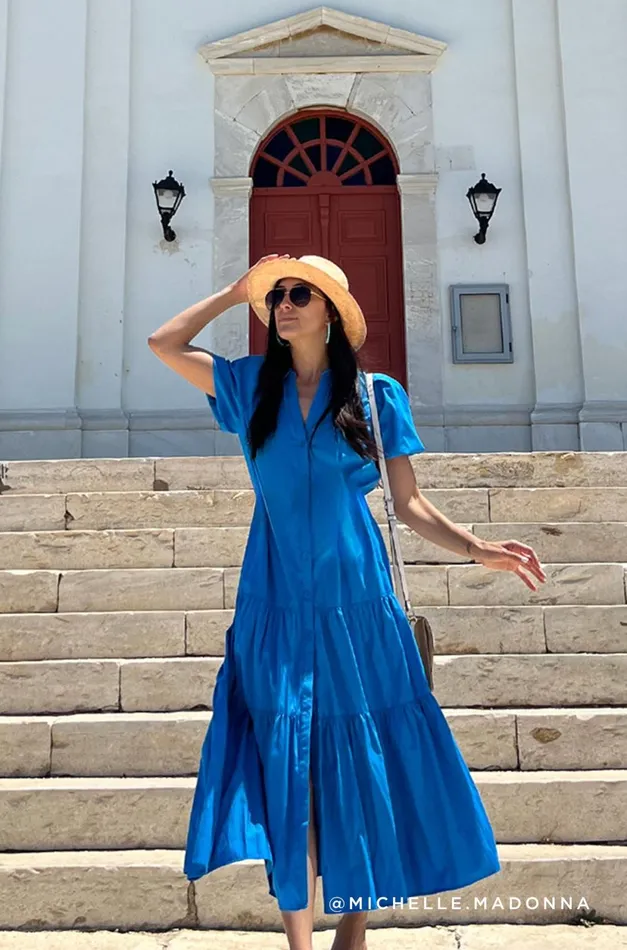 The Havana Dress Azure Women Brochu Walker Dresses