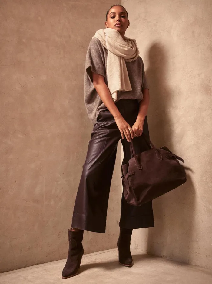 The Marfa Suede Ankle Boot Saddle Brown Women Brochu Walker Shoes