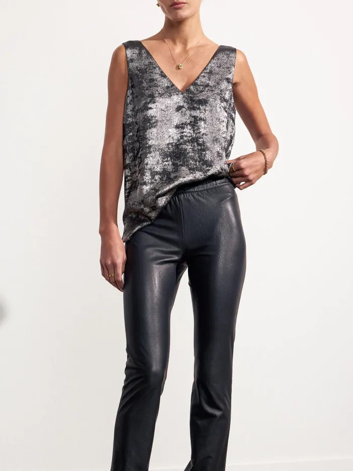 The Oda Tank Galaxy Silver Women Brochu Walker Tops