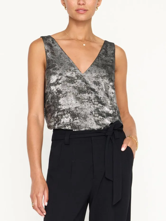 The Oda Tank Galaxy Silver Women Brochu Walker Tops