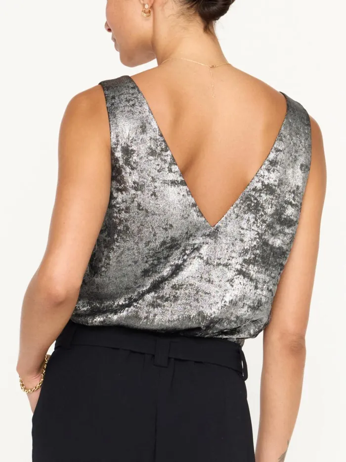 The Oda Tank Galaxy Silver Women Brochu Walker Tops