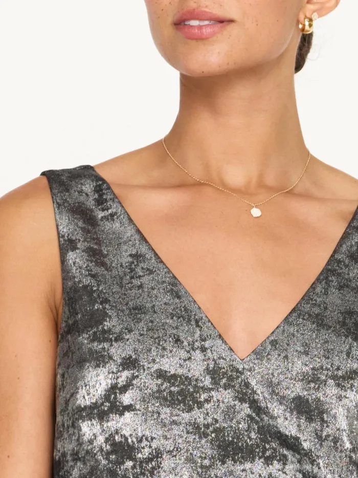 The Oda Tank Galaxy Silver Women Brochu Walker Tops