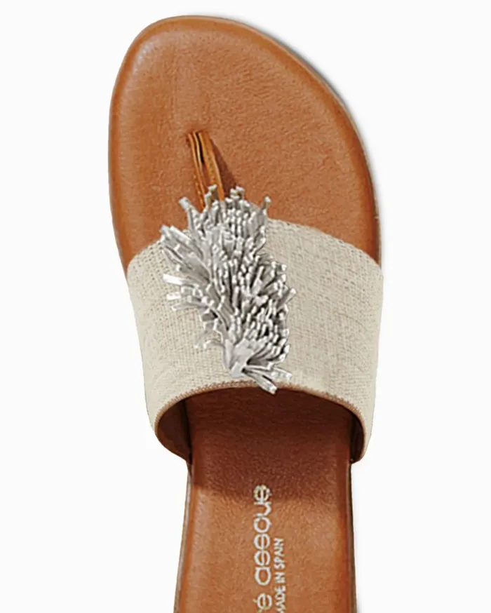 Tommy Bahama Andr Assous Nature Featherweights Metallic Sandals Silver Women Shoes and Sandals Tommy Bahama Andr Assous Nature Featherweights Metallic Sandals Silver Women Shoes and Sandals