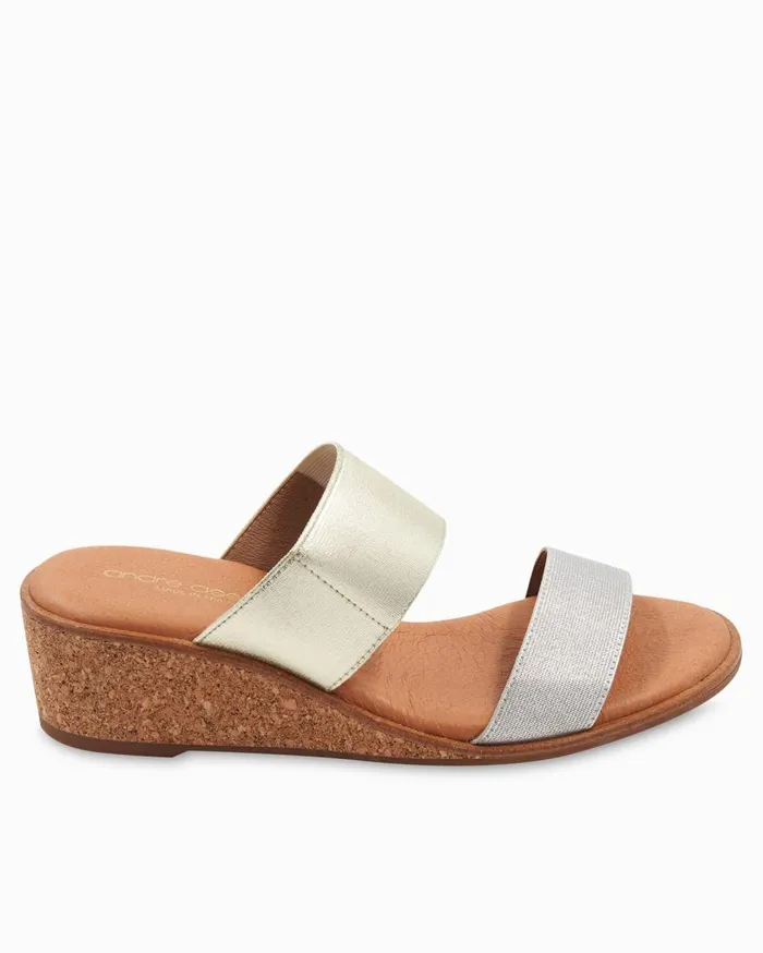 Tommy Bahama Andr Assous Neveah Wedge Sandals White Women Shoes and Sandals
