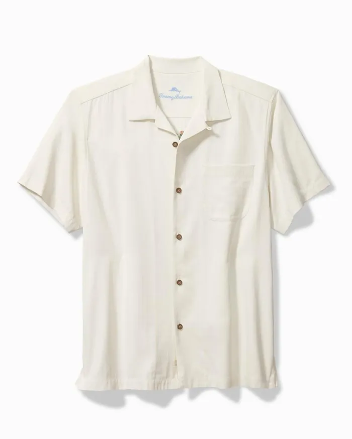 Tommy Bahama Big and Tall Beach Wishes Silk Camp Shirt Continental Big and Tall Shirts