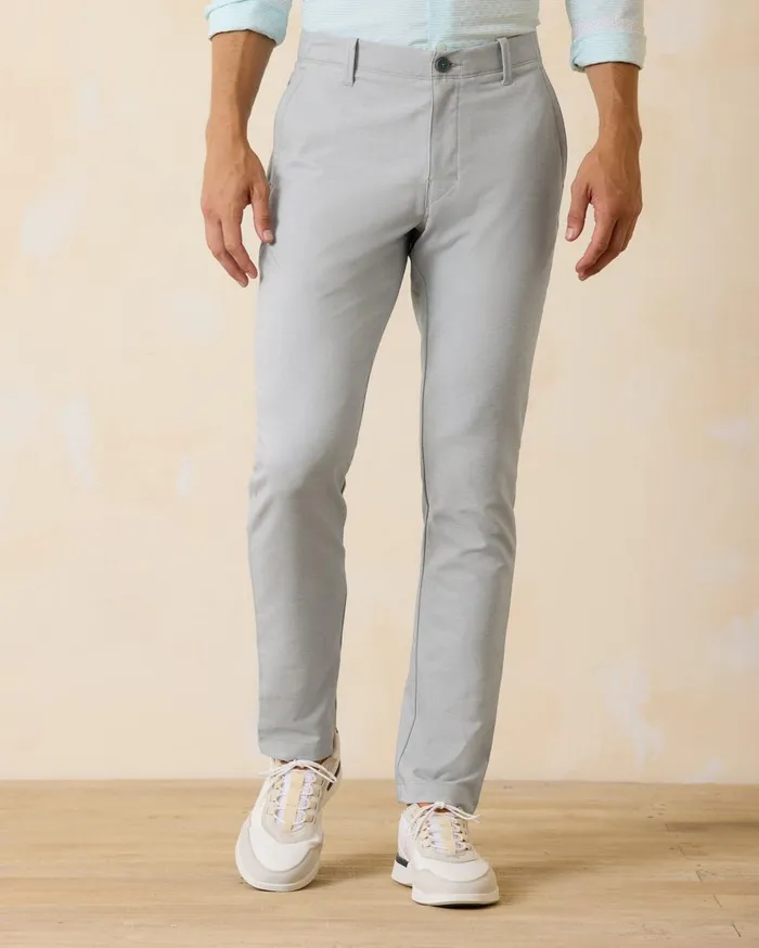 Tommy Bahama Big and Tall Chip Shot IslandZone 5Pocket Pants Fog Grey Big and Tall Pants and Chinos
