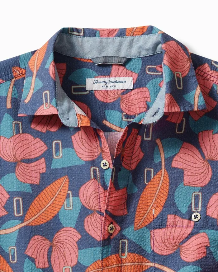 Tommy Bahama Big and Tall Coconut Point Fleur De Geo IslandZone Camp Shirt Boomerang Red Big and Tall Shirts Tommy Bahama Big and Tall Coconut Point Fleur De Geo IslandZone Camp Shirt Boomerang Red Big and Tall Shirts