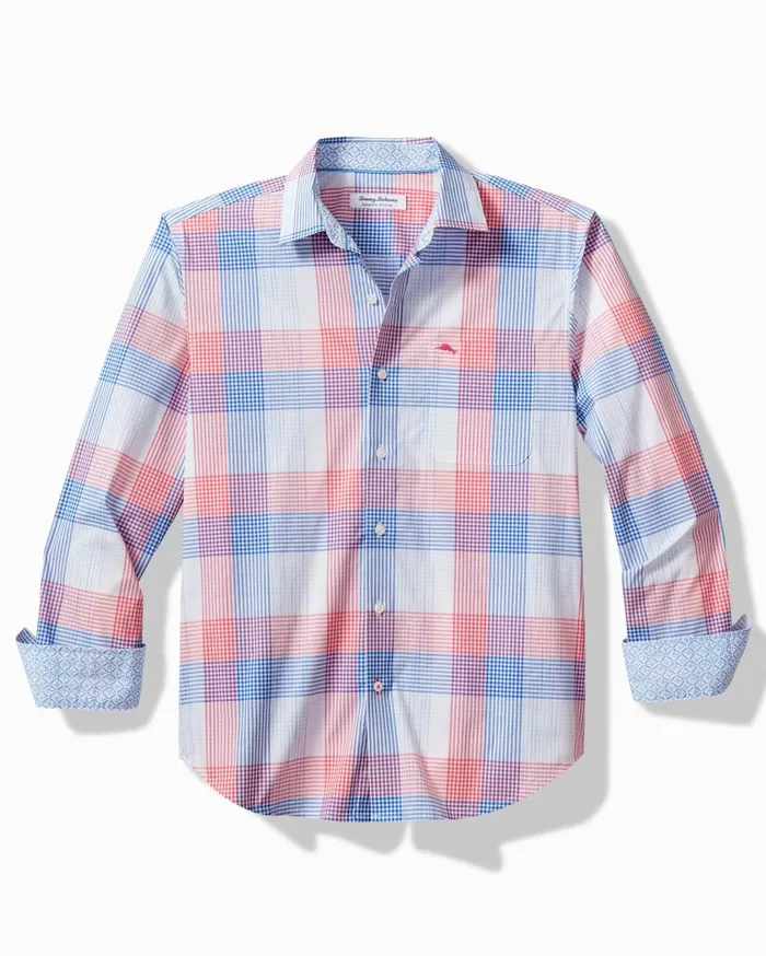 Tommy Bahama Big and Tall Sarasota Stretch Summerlake IslandZone Shirt Apple Blossom Big and Tall Shirts Tommy Bahama Big and Tall Sarasota Stretch Summerlake IslandZone Shirt Apple Blossom Big and Tall Shirts