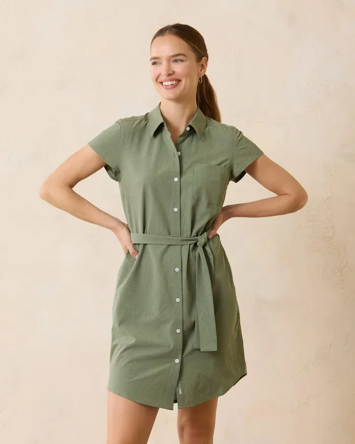 Tommy Bahama Coastalina Flounce Linen Shirt Dress Island Navy Women Dresses Tommy Bahama Coastalina Flounce Linen Shirt Dress Island Navy Women Dresses