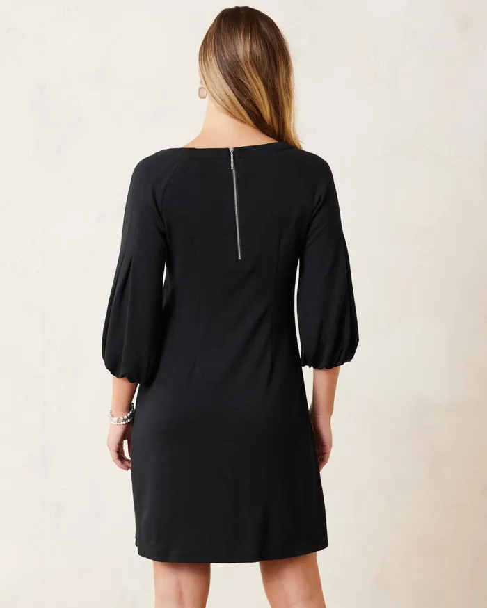 Tommy Bahama Darcy BalloonSleeve Dress Black Women Dresses Tommy Bahama Darcy BalloonSleeve Dress Black Women Dresses