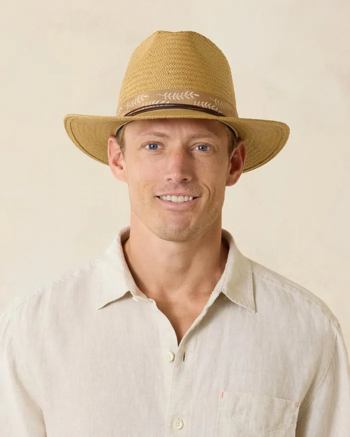 Tommy Bahama Daxton Seagrass Hat Natural MenBig and Tall Hats and Caps Tommy Bahama Daxton Seagrass Hat Natural MenBig and Tall Hats and Caps