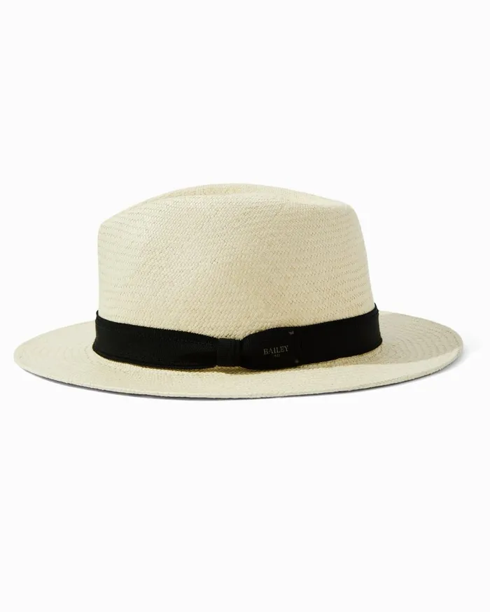 Tommy Bahama Ezra Vented Panama Hat Unbleached MenBig and Tall Hats and Caps