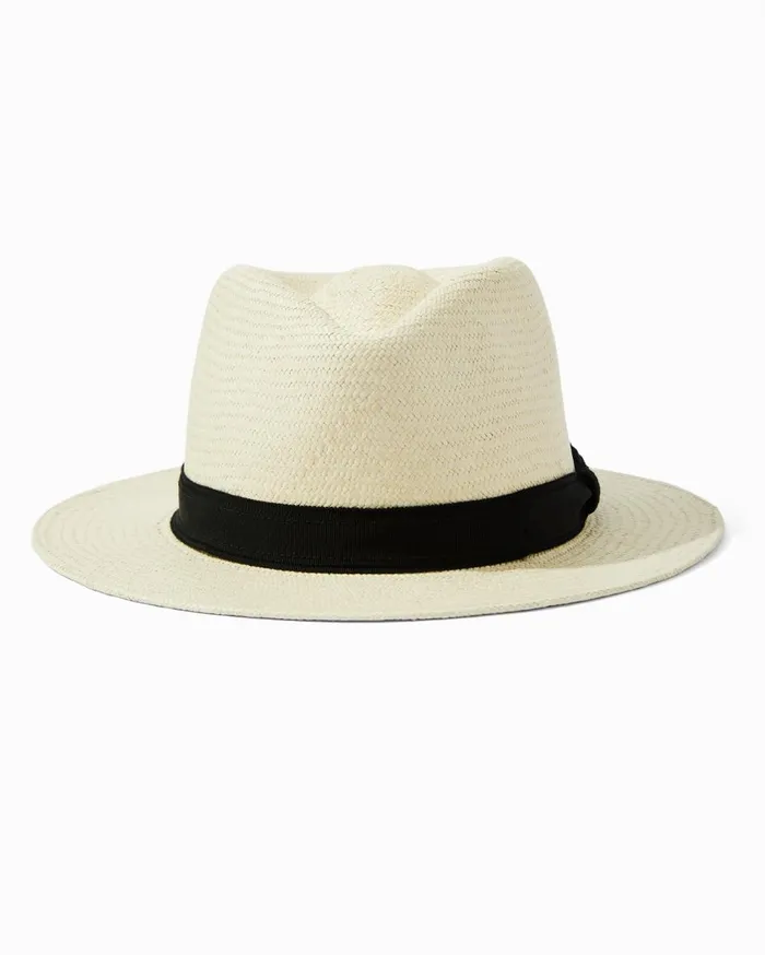 Tommy Bahama Ezra Vented Panama Hat Unbleached MenBig and Tall Hats and Caps Tommy Bahama Ezra Vented Panama Hat Unbleached MenBig and Tall Hats and Caps