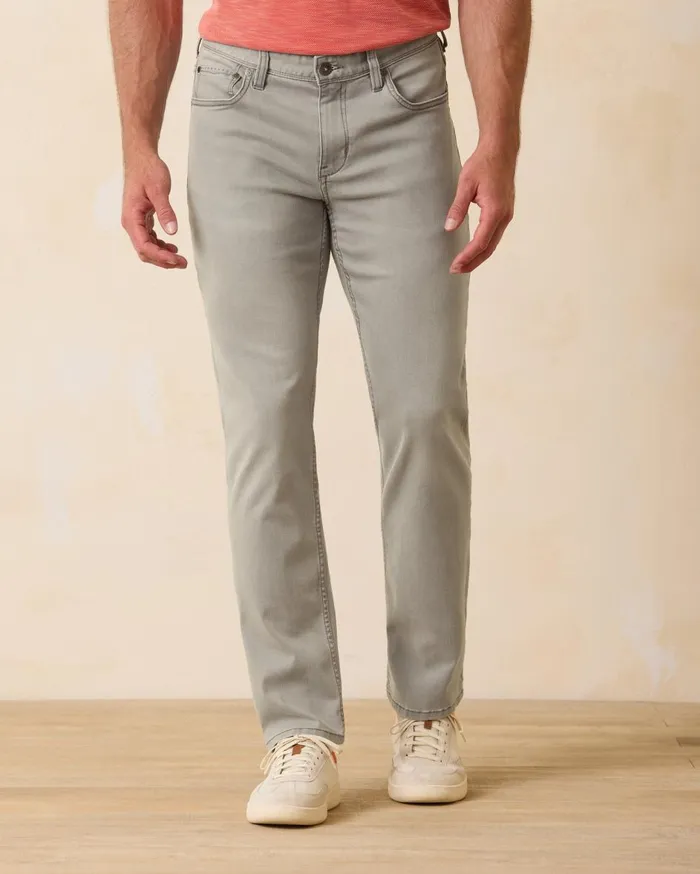 Tommy Bahama Harbor Point Brushed Cotton 5Pocket Pants Almond Men Jeans