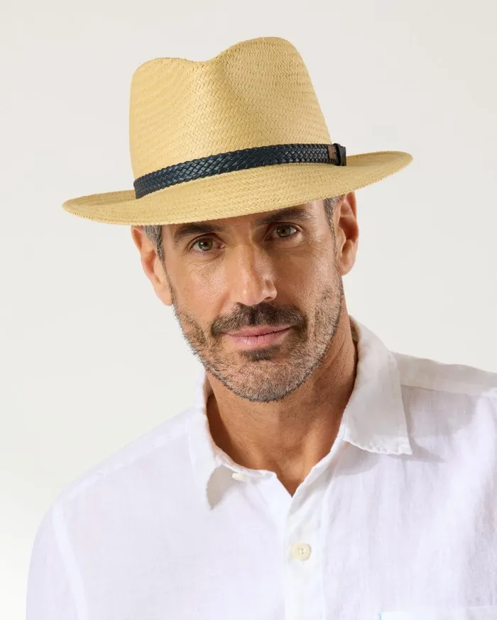 Tommy Bahama Litestraw Hanson Hat Naturalblue MenBig and Tall Hats and Caps Tommy Bahama Litestraw Hanson Hat Naturalblue MenBig and Tall Hats and Caps