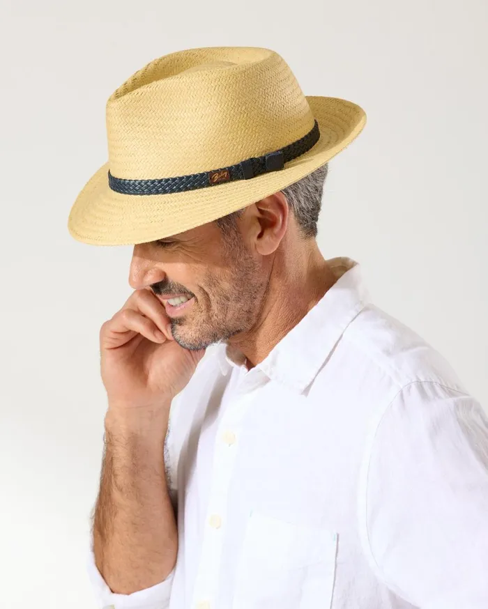Tommy Bahama Litestraw Hanson Hat Naturalblue MenBig and Tall Hats and Caps Tommy Bahama Litestraw Hanson Hat Naturalblue MenBig and Tall Hats and Caps