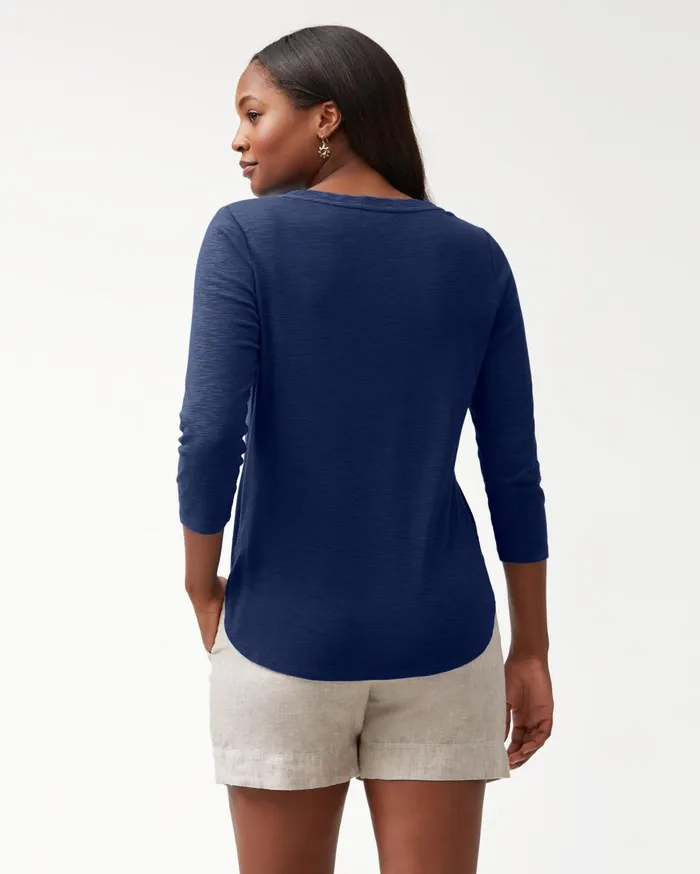 Tommy Bahama MLB Ashby Isles 34Sleeve TShirt Chicagocubs Women Tops and Shirts Tommy Bahama MLB Ashby Isles 34Sleeve TShirt Chicagocubs Women Tops and Shirts