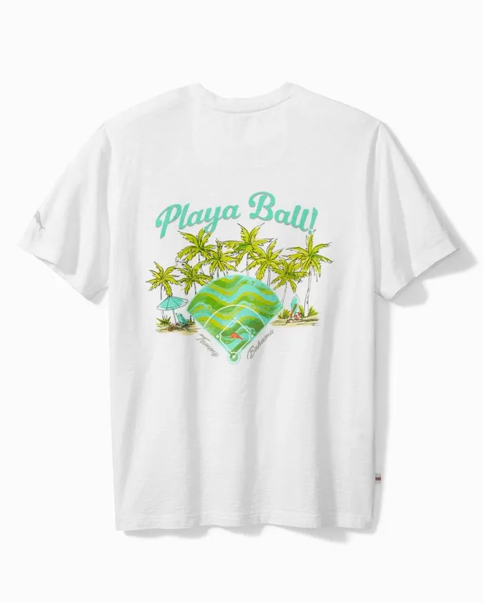 Tommy Bahama MLB Playa Ball Crewneck TShirt Sanfranciscogiants Men TShirts