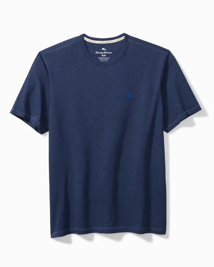 Tommy Bahama O Canada Lux ShortSleeve TShirt Island Navy Men TShirts