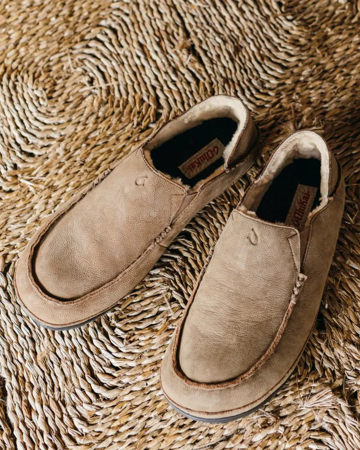 Tommy Bahama OluKai Mua 039Ili Scuff Slippers Golden Sand MenBig and Tall Loungewear and Pajamas Tommy Bahama OluKai Mua 039Ili Scuff Slippers Golden Sand MenBig and Tall Loungewear and Pajamas