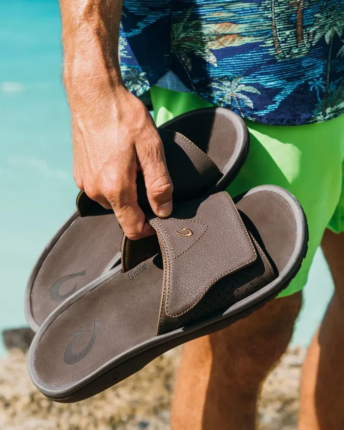 Tommy Bahama OluKai Nalu Slide Sandals Black MenBig and Tall Shoes and Sandals Tommy Bahama OluKai Nalu Slide Sandals Black MenBig and Tall Shoes and Sandals