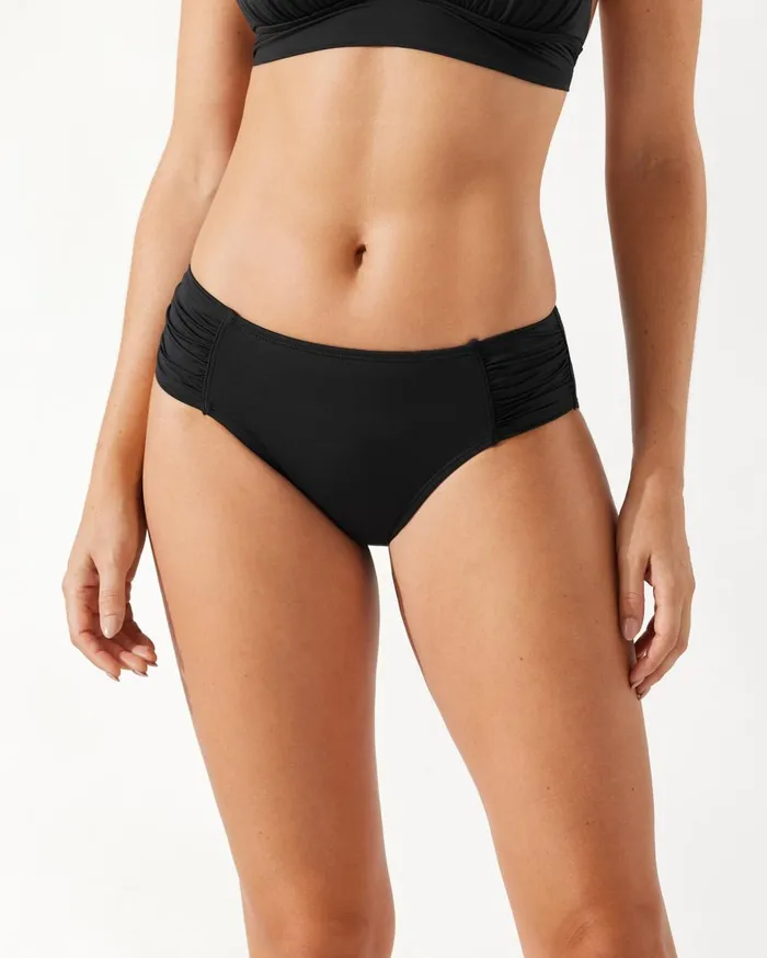 Tommy Bahama Pearl OneShoulder OnePiece Swimsuit Black Women Pearl Solids Tommy Bahama Pearl OneShoulder OnePiece Swimsuit Black Women Pearl Solids