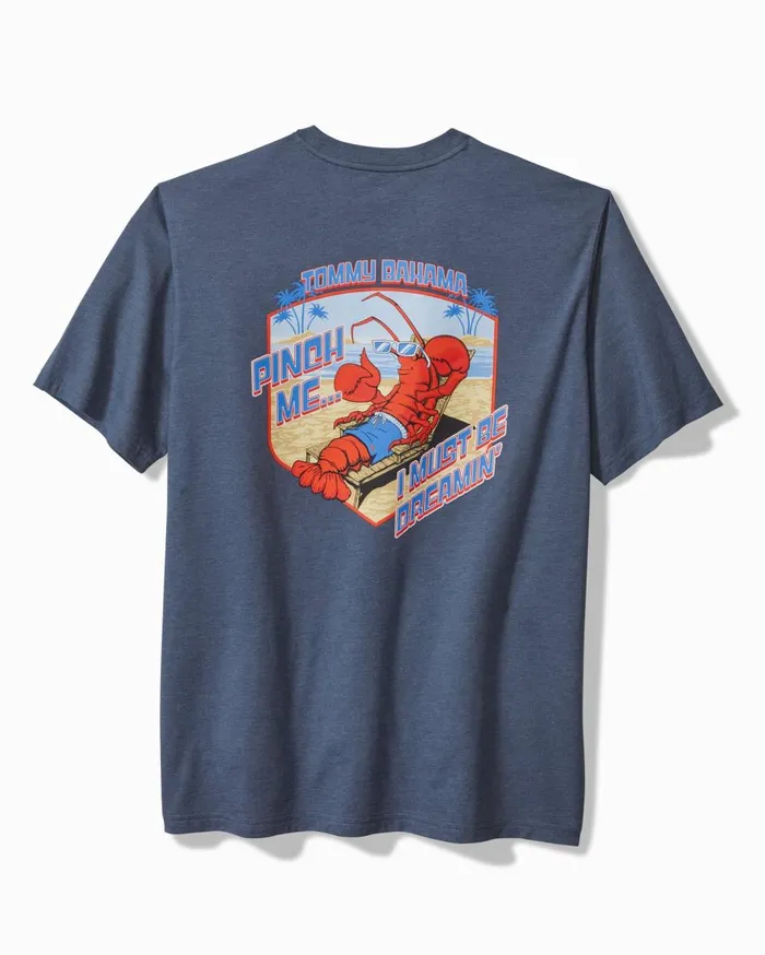 Tommy Bahama Pinch Me I Must Be Dreamin Graphic TShirt Navy Heather Men TShirts