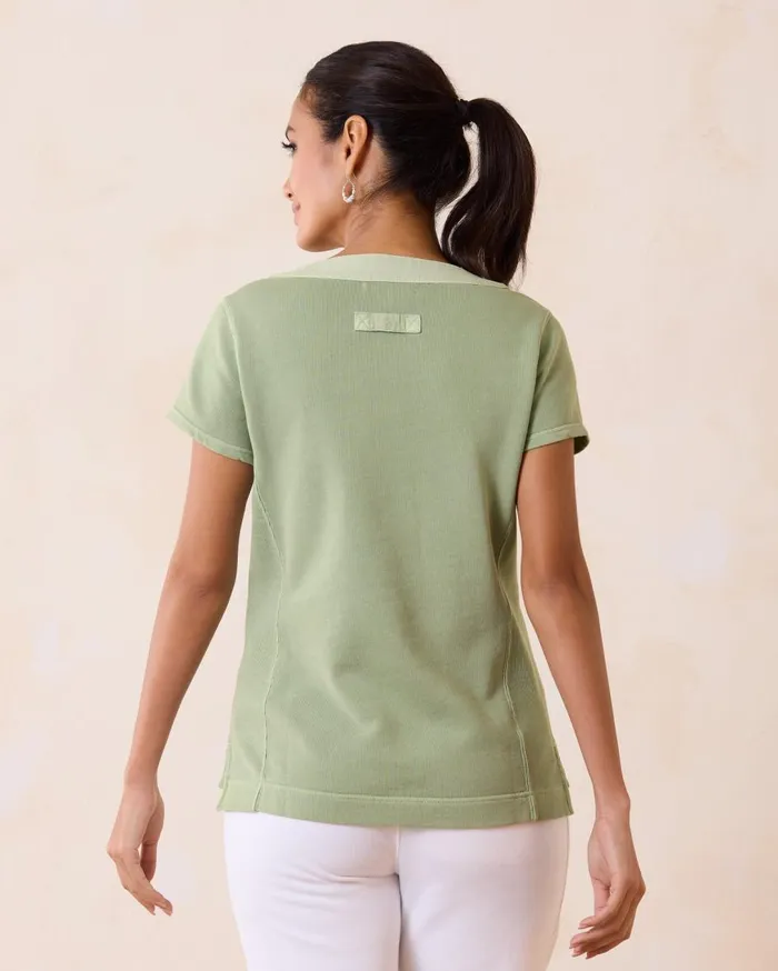 Tommy Bahama Sunray Cove LaceUp Top Margarita Women Tops and Shirts