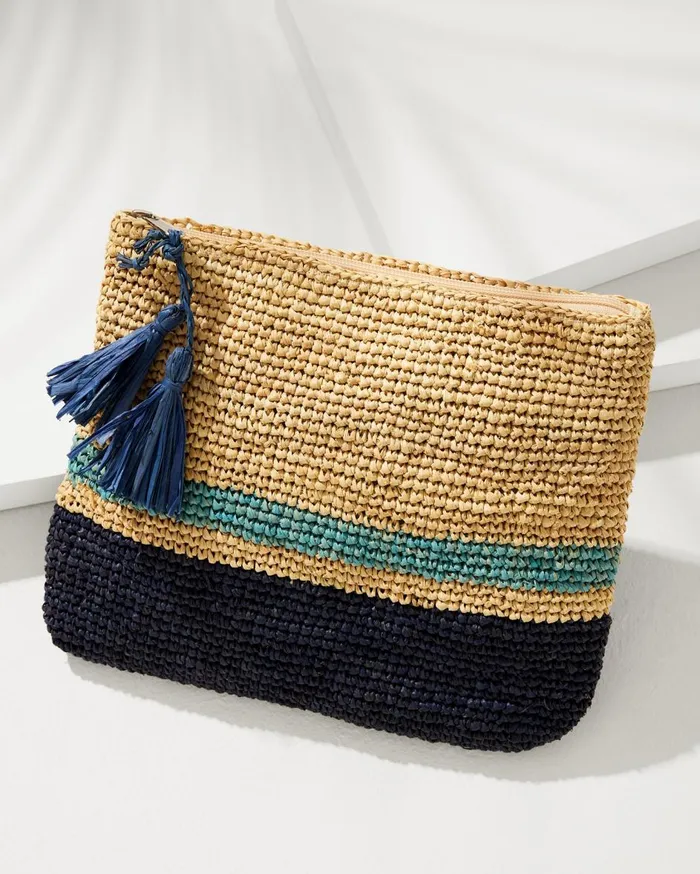 Tommy Bahama Turtle Straw Beach Tote Blue WomenBeach and Home Handbags and Clutches