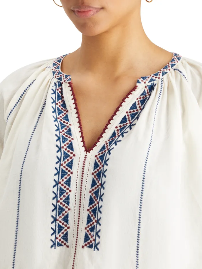 Top With Embroidery Details Soft Ice Women Scotch and Soda Tops and TShirts