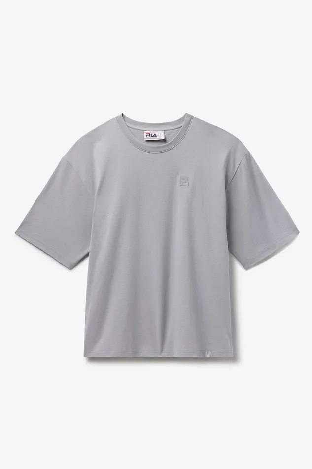 Tops and TShirts Men Fila Apex Relaxed Box Tee 051 Ultimate Gray