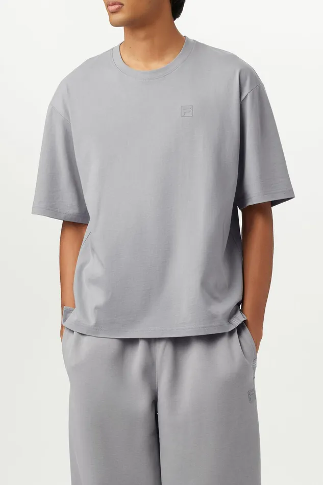 Tops and TShirts Men Fila Apex Relaxed Box Tee 051 Ultimate Gray Tops and TShirts Men Fila Apex Relaxed Box Tee 051 Ultimate Gray