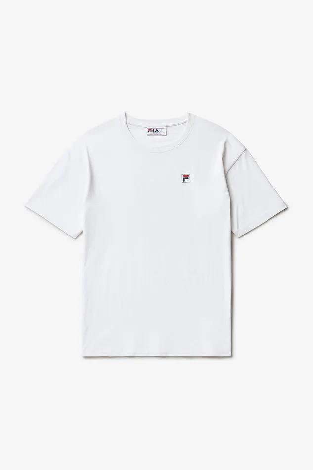 Tops and TShirts Men Fila Classic Relaxed Tee 100 White
