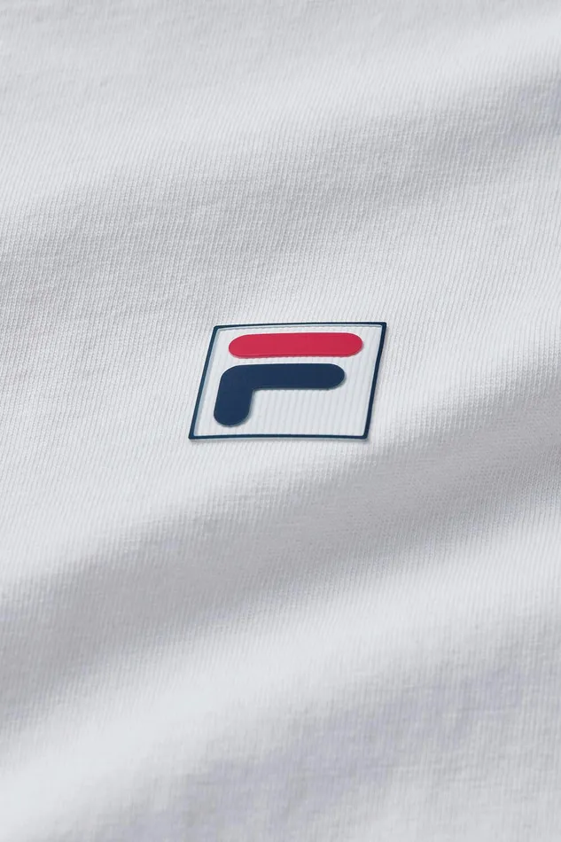 Tops and TShirts Men Fila Classic Relaxed Tee 100 White Tops and TShirts Men Fila Classic Relaxed Tee 100 White