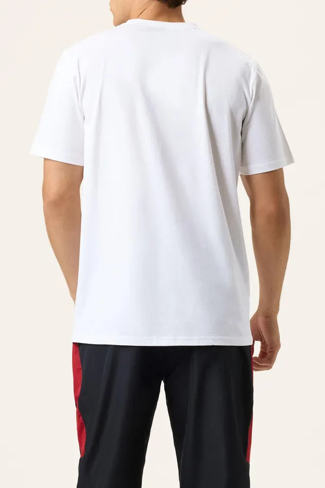 Tops and TShirts Men Fila Short Sleeve Graphic Tee 105 Whitehighriserio Redblack Tops and TShirts Men Fila Short Sleeve Graphic Tee 105 Whitehighriserio Redblack