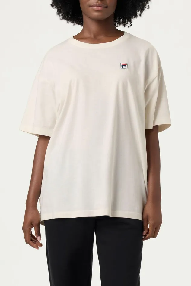 Tops and TShirts Women Fila Classic Relaxed Tee 920 Gardenia Tops and TShirts Women Fila Classic Relaxed Tee 920 Gardenia