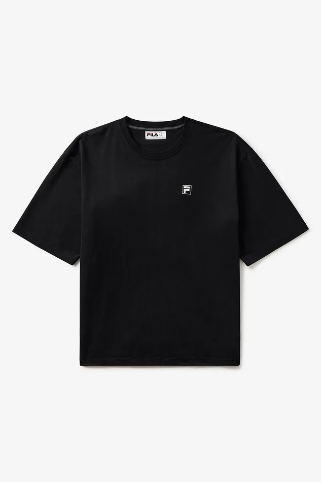 Tops and TShirts Women Fila Country Club Golf Course Map Box Tee 001 Black