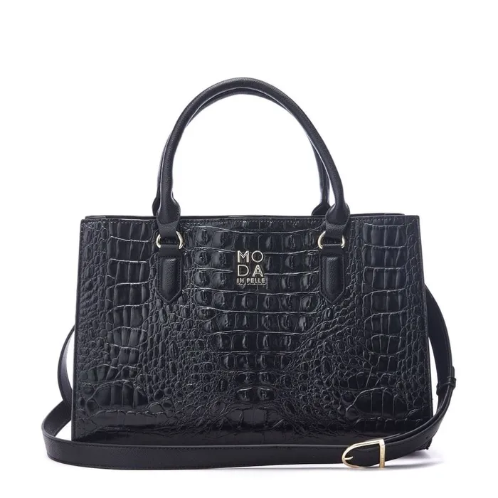 Tote Bags Women Moda In Pelle Blair Bag Black Porvair