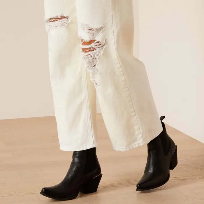 Ultra High Rise Tomboy Wide White Women Ariat Denim