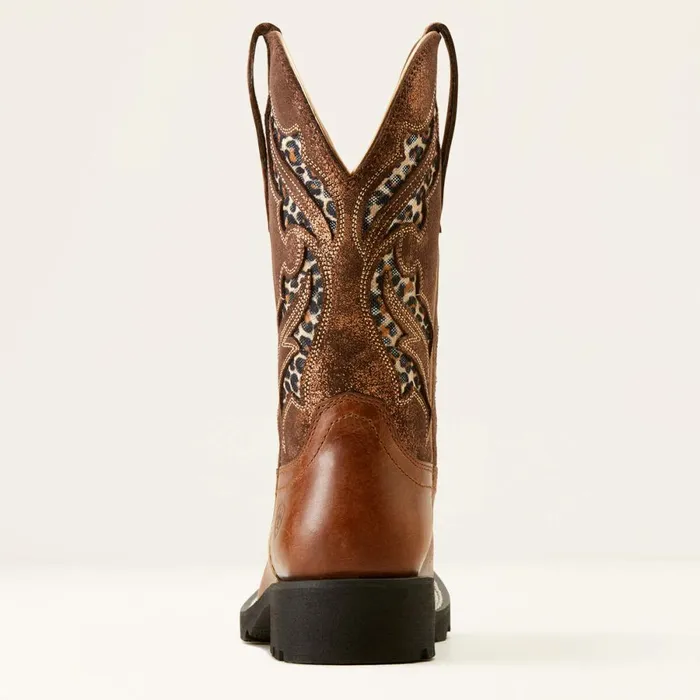 Unbridled Rancher VentTEK Western Boot Hickory Smokecopper Metallic Women Ariat Western Boots