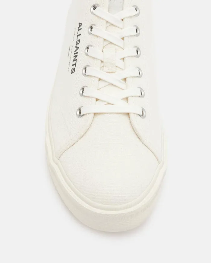 Underground Canvas Low Top Sneakers Off White Men AllSaints Shoes and Boots