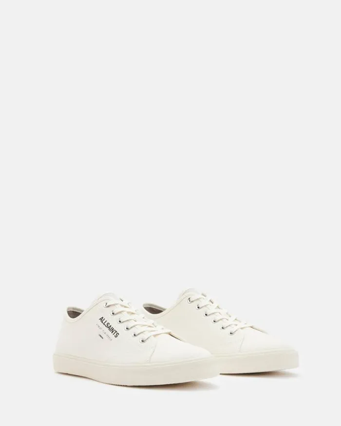 Underground Canvas Low Top Sneakers Off White Men AllSaints Shoes and Boots