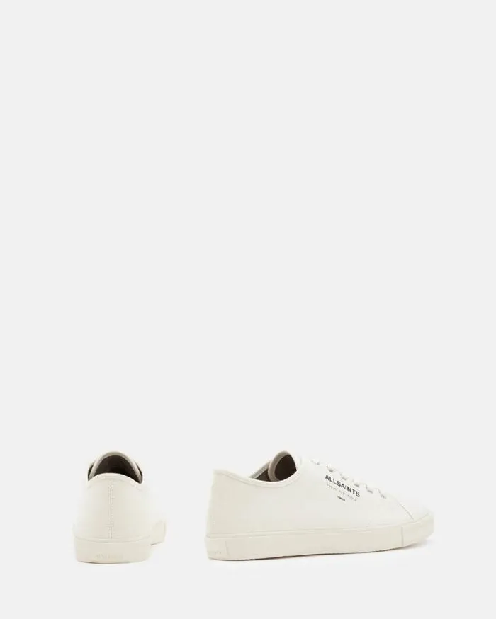 Underground Canvas Low Top Sneakers Off White Men AllSaints Shoes and Boots