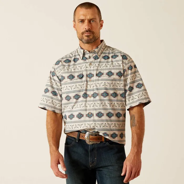 VentTEK Outbound Classic Fit Shirt French Oak Men Ariat Button Down Shirts