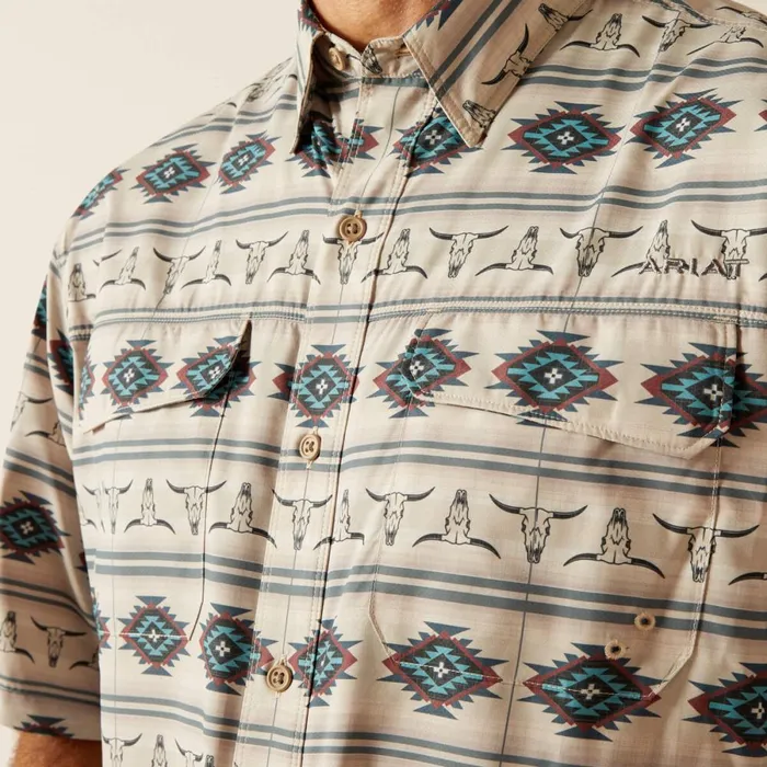VentTEK Outbound Classic Fit Shirt French Oak Men Ariat Button Down Shirts VentTEK Outbound Classic Fit Shirt French Oak Men Ariat Button Down Shirts