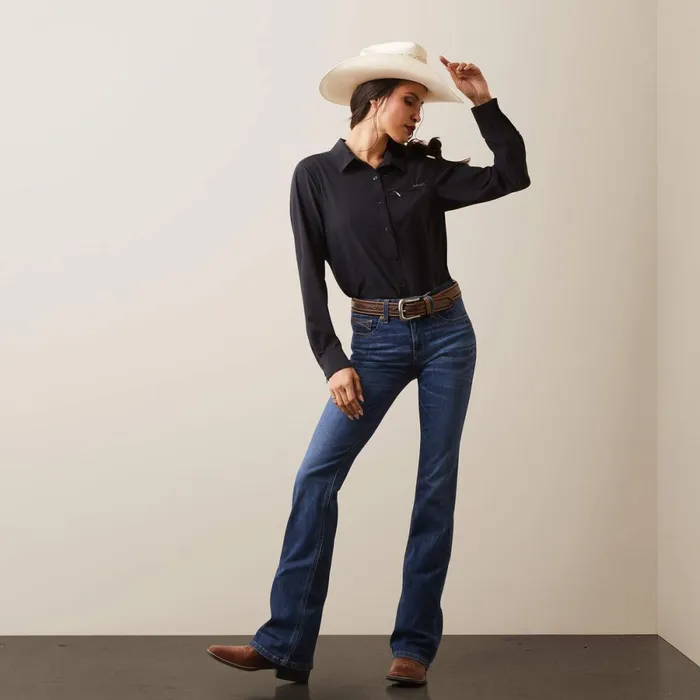 VentTEK Stretch Shirt Black Women Ariat TShirts and Tops