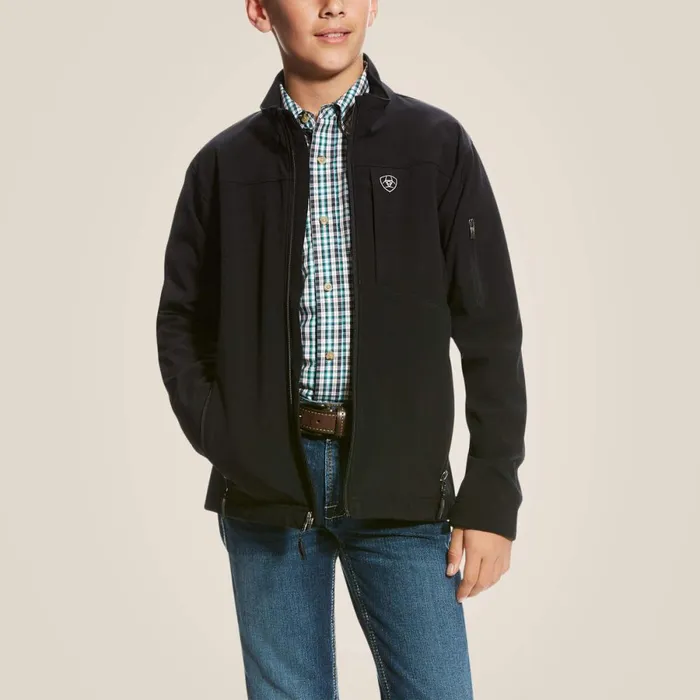 Vernon 20 Softshell Jacket Black Kids Ariat Jackets and Vests