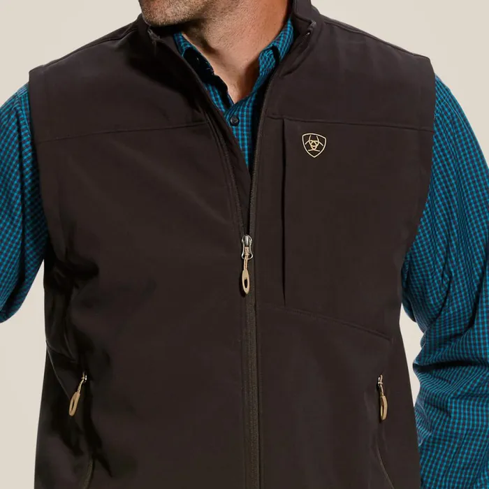 Vernon 20 Softshell Vest Espresso Men Ariat Jackets and Vests Vernon 20 Softshell Vest Espresso Men Ariat Jackets and Vests