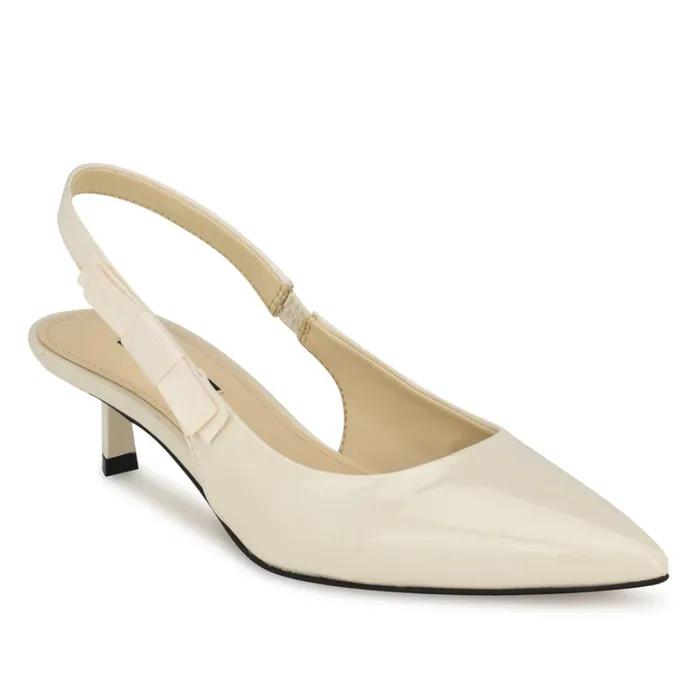 Viki Pointy Toe Slingbacks Ivory Women Nine West Slingbacks Viki Pointy Toe Slingbacks Ivory Women Nine West Slingbacks