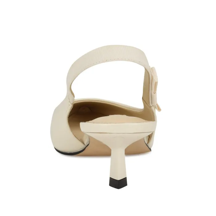 Viki Pointy Toe Slingbacks Ivory Women Nine West Slingbacks Viki Pointy Toe Slingbacks Ivory Women Nine West Slingbacks